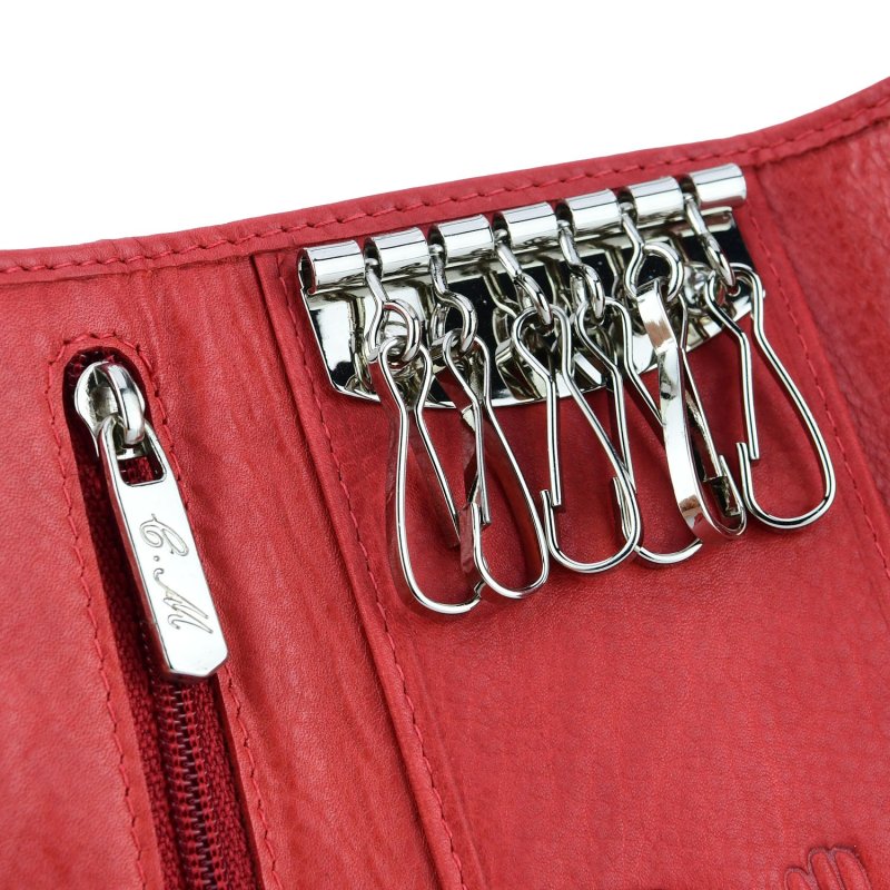CONTE MASSIMO Men's Women's Keyring, Genuine Leather, With Pocket — view 27