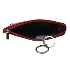 CONTE MASSIMO Llavero para Hombre y Mujer en Piel Auténtica con Cremallera, Caja de Regalo 2