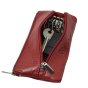 CONTE MASSIMO Keyring For Men and Women in Genuine Leather With Zip, Gift Box