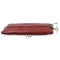 CONTE MASSIMO Keyring For Men and Women in Genuine Leather With Zip, Gift Box — back view