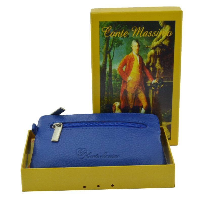 CONTE MASSIMO Llavero para Hombre y Mujer, Piel Auténtica con Anillas, Caja de Regalo — vista 11