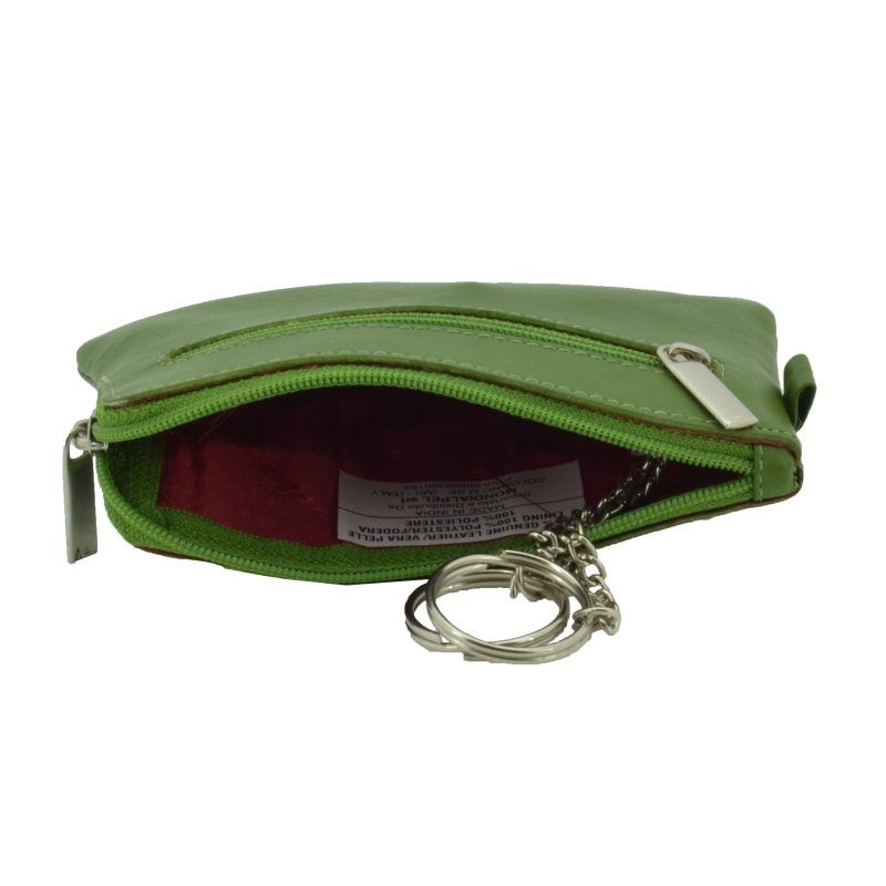 CONTE MASSIMO Schlüsseletui für Damen und Herren, echtes Leder mit Ringen, Geschenkbox — Ansicht 32