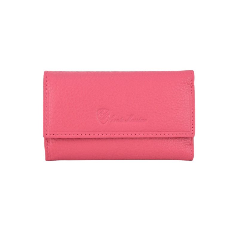 CONTE MASSIMO Étui à Clés Homme Femme en Cuir Véritable, Avec Boîte Cadeau — intérieur