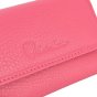CONTE MASSIMO Men's and Women's Keyring In Genuine Leather, With Gift Box — logo detail