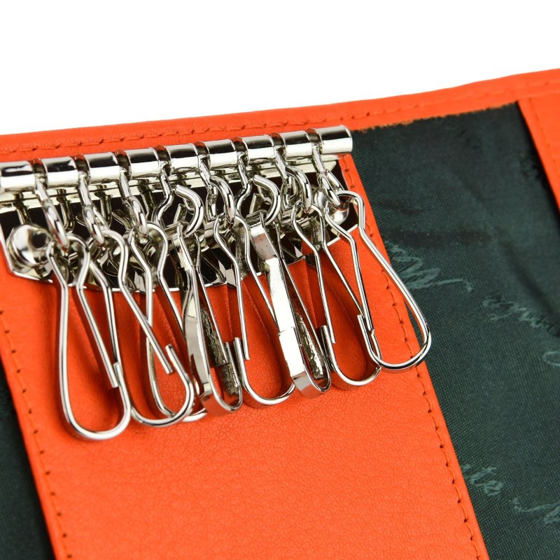 CONTE MASSIMO Étui à Clés Homme Femme en Cuir Véritable, Avec Boîte Cadeau — vue 10