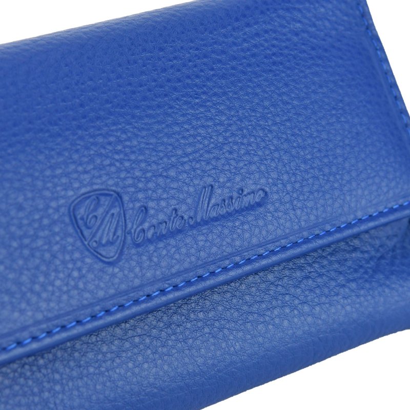 CONTE MASSIMO Étui à Clés Homme Femme en Cuir Véritable, Avec Boîte Cadeau — vue 22