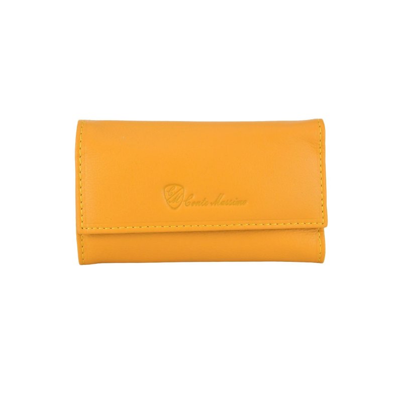 CONTE MASSIMO Étui à Clés Homme Femme en Cuir Véritable, Avec Boîte Cadeau — vue 28
