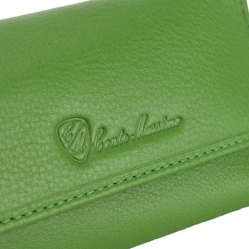 CONTE MASSIMO Étui à Clés Homme Femme en Cuir Véritable, Avec Boîte Cadeau — vue 54