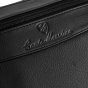 Conte Massimo Men's Crossbody Bag In Genuine Leather With Adjustable Strap, Medium 417 — logo detail