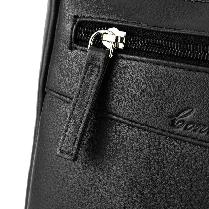 Conte Massimo Sacoche Homme en Cuir Véritable avec Bandoulière Réglable, Moyenne 417 — vue 7