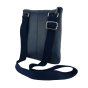 Conte Massimo Sacoche Homme en Cuir Véritable avec Bandoulière Réglable, Grande 410 — vue arrière