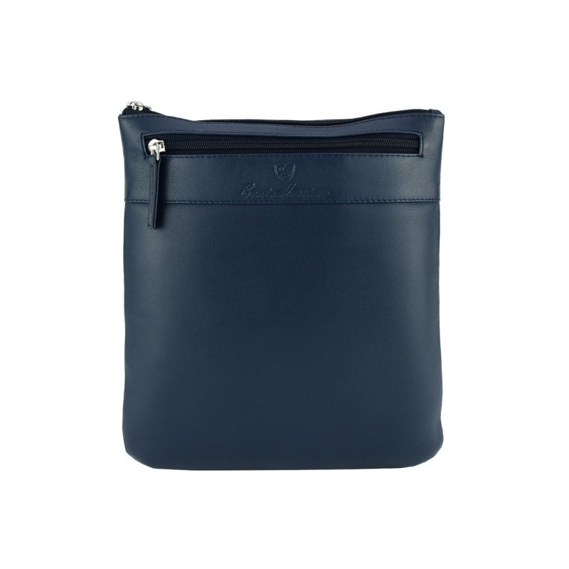 Conte Massimo Sacoche Homme en Cuir Véritable avec Bandoulière Réglable, Grande 410 — vue 8