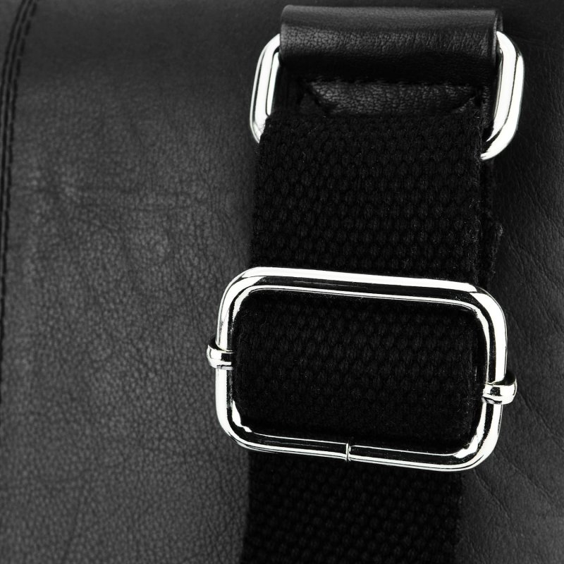 Conte Massimo Men's Genuine Leather Crossbody Bag with Adjustable Strap, Large 410 — view 12