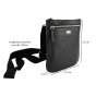 Biagiotti Men's Crossbody Bag With Strap, In Genuine Leather, Small 401 — view 10