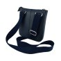 Biagiotti Men's Crossbody Bag with Adjustable Shoulder Strap, Genuine Leather Medium 417 — back view