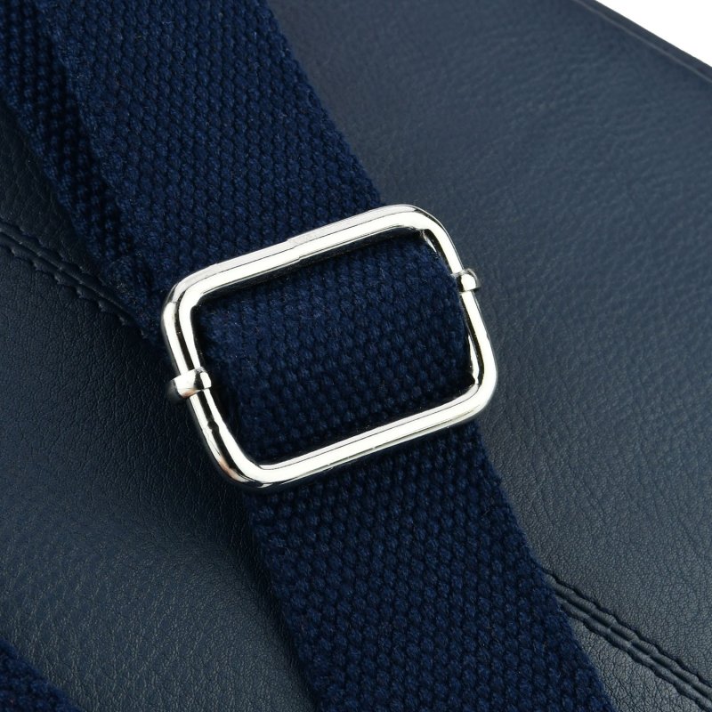 Biagiotti Sacoche Homme avec Bandoulière Réglable, en Cuir Véritable, Moyenne 417 — vue 8