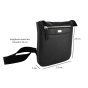 Biagiotti Men's Crossbody Bag with Adjustable Shoulder Strap, Genuine Leather Medium 417 — view 10