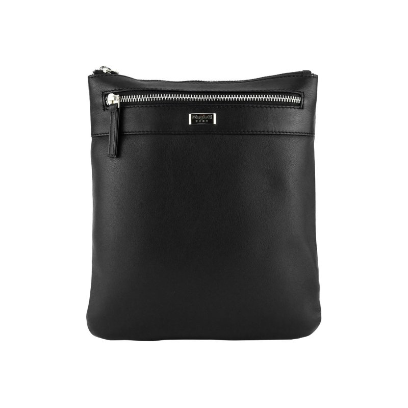 Biagiotti Men's Crossbody Bag with Adjustable Shoulder Strap, Genuine Leather Large 410 — view 13
