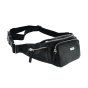 Biagiotti Waist Bag In Genuine Leather, For Men And Women, Black, Soft And Practical