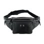 Biagiotti Sac Banane en Cuir Véritable, Homme et Femme, Noir, Souple et Pratique — vue de face