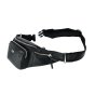 Biagiotti Waist Bag In Genuine Leather, For Men And Women, Black, Soft And Practical — back view