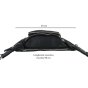 Biagiotti Waist Bag In Genuine Leather, For Men And Women, Black, Soft And Practical — detail