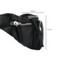 Biagiotti Waist Bag In Genuine Leather, For Men And Women, Black, Soft And Practical — view 7