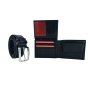 Pierre Cardin Coffret Cadeau Homme, Portefeuille Avec Protection RFID et Ceinture En Cuir Véritable — intérieur