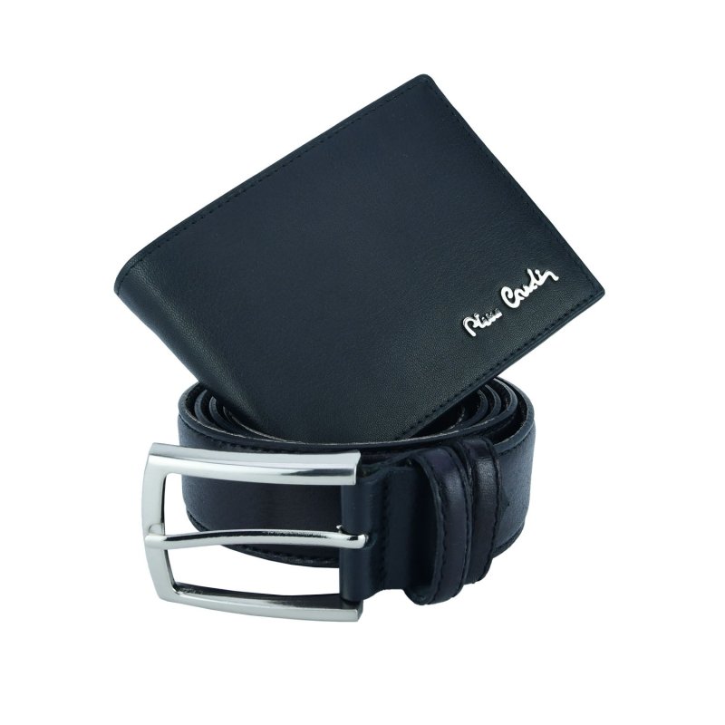 Pierre Cardin Coffret Cadeau Homme, Portefeuille Avec Protection RFID et Ceinture En Cuir Véritable — vue 7