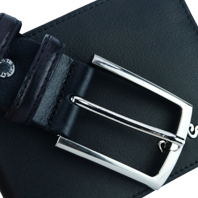 Pierre Cardin Coffret Cadeau Homme, Portefeuille Avec Protection RFID et Ceinture En Cuir Véritable — vue 8