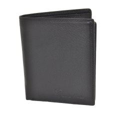 CONTE MASSIMO, Men's Vertical Wallet, Small Genuine Leather With Coin Pocket