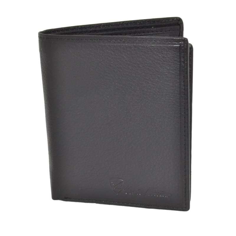 CONTE MASSIMO, Portefeuille Homme Vertical, Cuir Véritable Petit Avec Porte-Monnaie