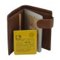 HUNT Porte-cartes en cuir véritable, avec protection RFID, 16 emplacements, avec boîte cadeau — vue 8