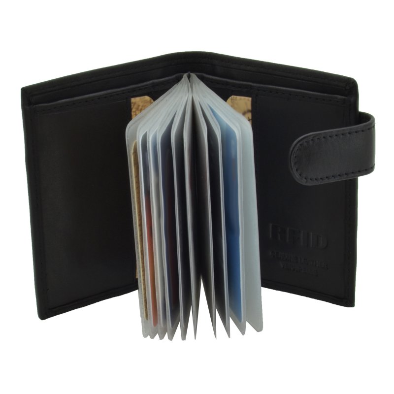 HUNT Kartenetui aus echtem Leder, mit RFID-Schutz, 16 Fächern, mit Geschenkbox — Ansicht 9