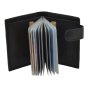 HUNT Porte-cartes en cuir véritable, avec protection RFID, 16 emplacements, avec boîte cadeau — vue 9