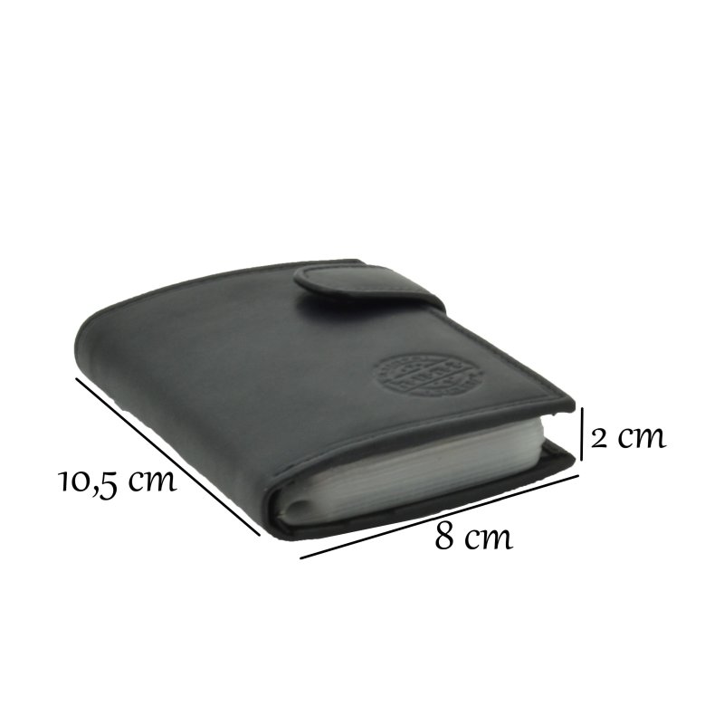HUNT Tarjetero de Piel Auténtica, Con Protección RFID, 16 Compartimentos, Con Caja de Regalo — vista 13