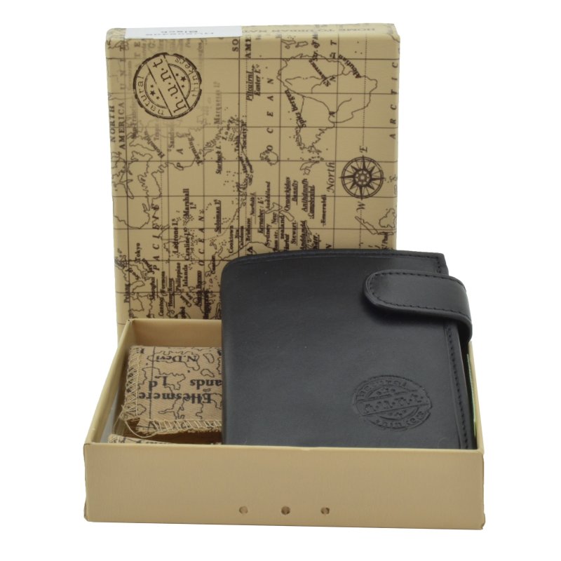 HUNT Tarjetero de Piel Auténtica, Con Protección RFID, 16 Compartimentos, Con Caja de Regalo — vista 14