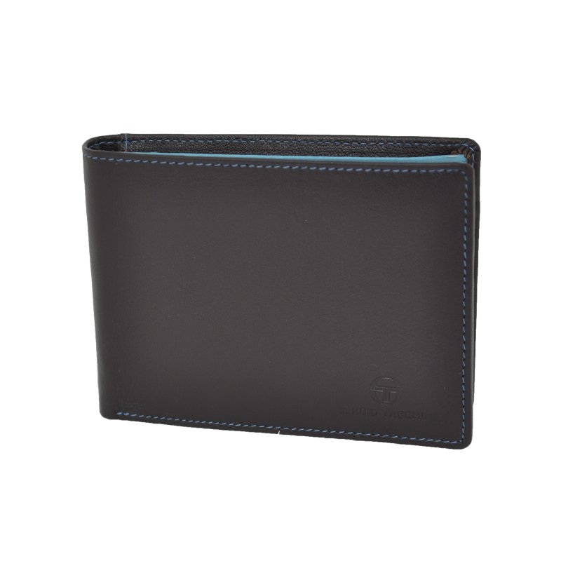 SERGIO TACCHINI, Men's Wallet In Genuine Leather, Classic and Slim, Multicolor Interior — view 8