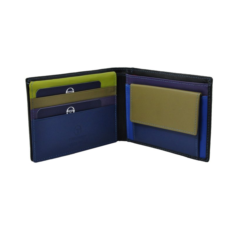 SERGIO TACCHINI, Cartera de Hombre en Piel Auténtica, Clásica y Slim, Interior Multicolor — vista 16
