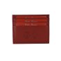 Conte Massimo Card Holder In Genuine Leather, Men and Women, With Pocket — inside