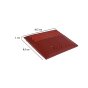 Conte Massimo Card Holder In Genuine Leather, Men and Women, With Pocket — logo detail