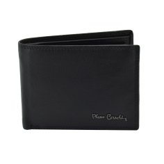 Pierre Cardin Herrenbrieftasche schwarz aus Leder mit Münzfach
