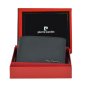 Pierre Cardin Men's Wallet In Black Leather With Coin Purse — front view