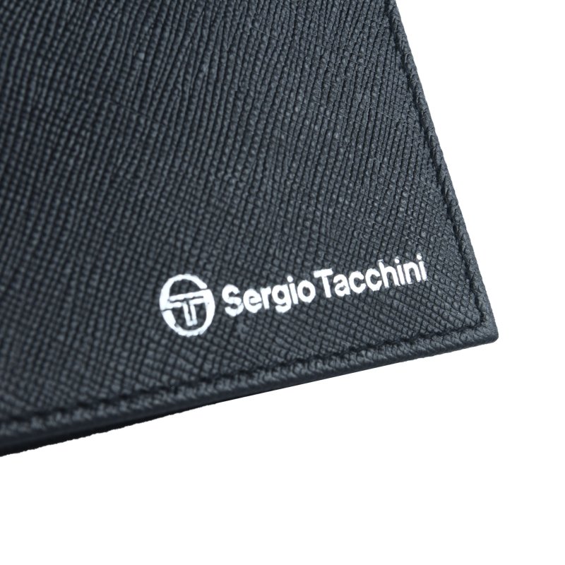 SERGIO TACCHINI Herrenbrieftasche aus echtem Saffiano-Leder, schlank mit Kartenfach — Ansicht 14