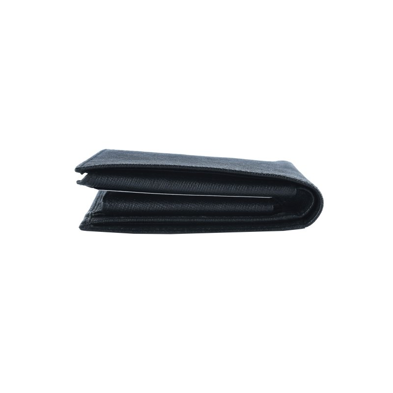 SERGIO TACCHINI Men's Wallet in Genuine Saffiano Leather, Slim With Card Holder — view 17